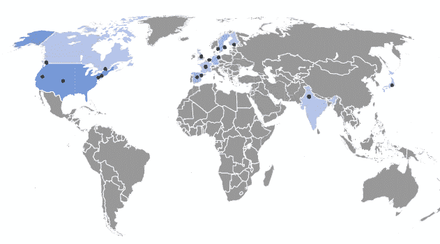 Map of MAAS programs